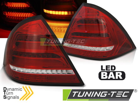 Zadné svetlá Mercedes W203 Sedan 04-07 Red White LED BAR Zadné svetlá Mercedes W203 Sedan 04-07 Red White LED BAR