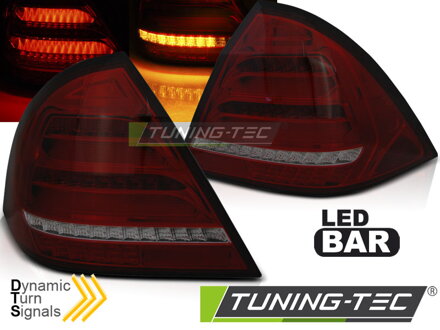 Zadné svetlá Mercedes W203 Sedan 04-07 Red Smoke LED BAR Zadné svetlá Mercedes W203 Sedan 04-07 Red Smoke LED BAR