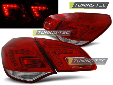 Zadné LED svetlá Opel Astra J 10-15 Hatchback Red White Zadné LED svetlá Opel Astra J 10-15 Hatchback Red White