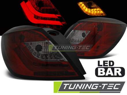 Zadné svetlá Opel Astra H 04-09 3D Red Smoke LED Bar