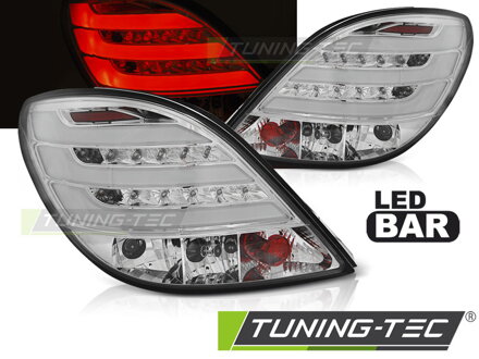 Zadné svetlá Peugeot 207 06-09 Chrome Led Bar