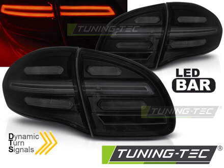 Zadné svetlá Porsche Cayenne 10-15 Black Smoke LED
