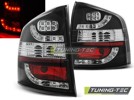 Zadné svetlá Škoda Octavia II Kombi 04-12 Black Led Zadné svetlá Škoda Octavia II Kombi 04-12 Black Led