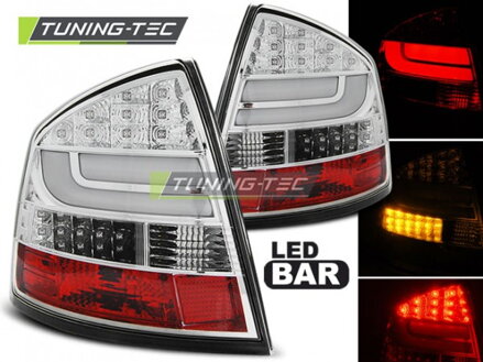 Zadné svetlá Škoda Octavia II Sedan Chrome Led Bar Zadné svetlá Škoda Octavia II Sedan Chrome Led Bar