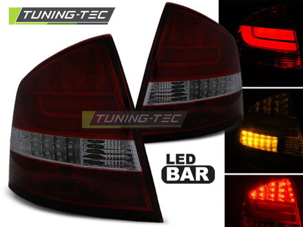 Zadné svetlá Škoda Octavia II Sedan Red Smoke Led Bar Zadné svetlá Škoda Octavia II Sedan Red Smoke Led Bar