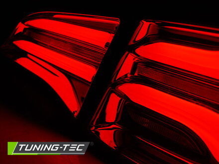 Zadné svetlá Tesla Model 3 Y Red Smoke Dynamic LED