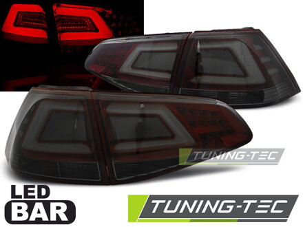 Zadné svetlá VW Golf 7 Smoke Red Led Bar Zadné svetlá VW Golf 7 Smoke Red Led Bar