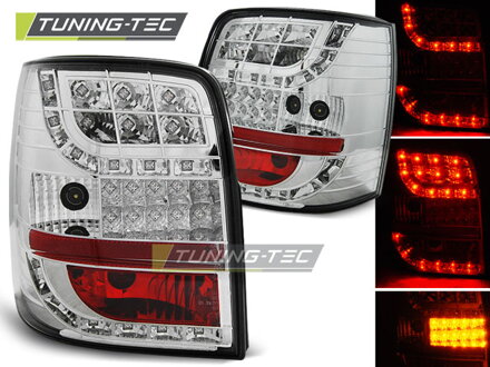 Zadné svetlá VW Passat B5 Kombi 96-00 Variant Chrome Led Zadné svetlá VW Passat B5 Kombi 96-00 Variant Chrome Led