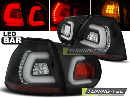 Zadné svetlá VW Golf 5 Hatchback Black Led Bar Zadné svetlá VW Golf 5 Hatchback Black Led Bar
