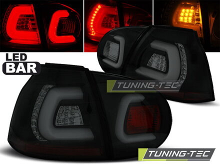 Zadné svetlá VW Golf 5 Hatchback Black Smoke Led Bar Zadné svetlá VW Golf 5 Hatchback Black Smoke Led Bar