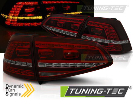 Zadné svetlá VW Golf 7 Red Smoke GTI Look Dynamic