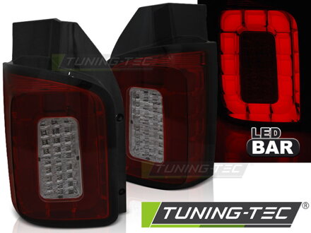 Zadné svetlá VW T6 Red Smoke Led Twin Door