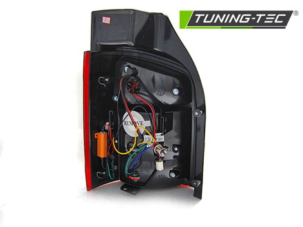 Zadné svetlá VW T5 10-15 Twin Door Red Smoke LED