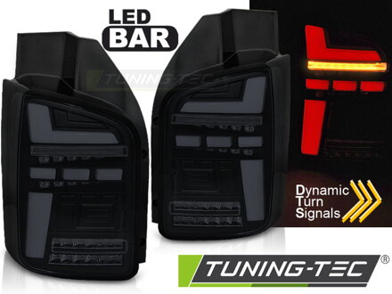 Zadné svetlá VW T5 03-09 Twin Door Black Smoke Full LED Zadné svetlá VW T5 03-09 Twin Door Black Smoke Full LED