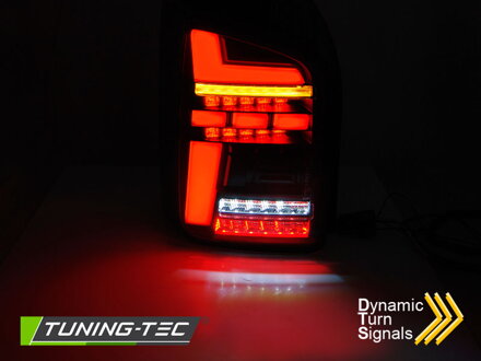 Zadné svetlá VW T5 03-09 Twin Door Red Smoke Full LED Zadné svetlá VW T5 03-09 Twin Door Red Smoke Full LED