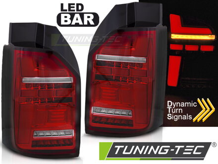 Zadné svetlá VW T6 Dynamic Red White Bulb Zadné svetlá VW T6 Dynamic Red White Bulb