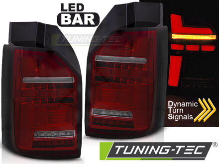 Zadné svetlá VW T6.1 Red Smoke Bulb Tailgate Zadné svetlá VW T6.1 Red Smoke Bulb Tailgate