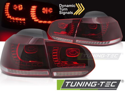 Zadné svetlá VW Golf 6 Red White LED Dynamic Zadné svetlá VW Golf 6 Red White LED Dynamic
