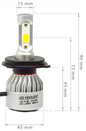 LED žiarovky H4 - 16000Lm LED žiarovky H4 - 16000Lm