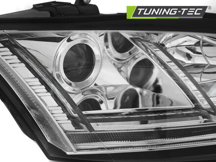 Predné svetlá Audi TT 8J 06-10 Chrome Led Seq Xenon AFS Predné svetlá Audi TT 8J 06-10 Chrome Led Seq Xenon AFS