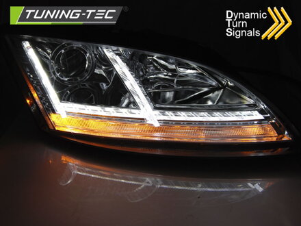Predné svetlá Audi TT 8J 06-10 Chrome Led Seq Xenon AFS Predné svetlá Audi TT 8J 06-10 Chrome Led Seq Xenon AFS