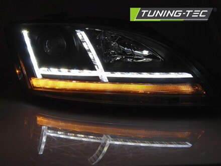 Predné svetlá Audi TT 8J 06-10 Black Led Seq Xenon AFS