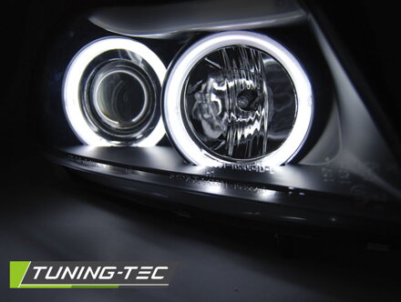 Predné svetlá BMW E90 E91 05-08 Angel Eyes CCFL Black Predné svetlá BMW E90 E91 05-08 Angel Eyes CCFL Black