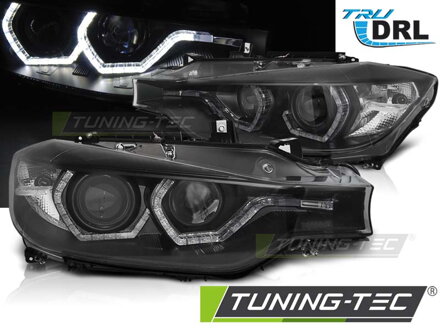 Predné svetlá BMW F30/F31 11-15 Angel Eyes LED Black DRL Predné svetlá BMW F30/F31 11-15 Angel Eyes LED Black DRL