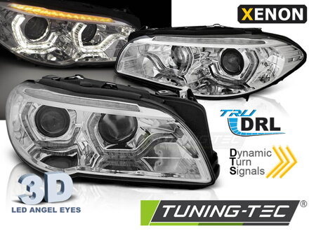 Predné svetlá BMW F10 F11 LCI 13-16 Chrome Xenon Predné svetlá BMW F10 F11 LCI 13-16 Chrome Xenon
