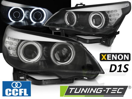 Predné AE svetlá BMW E60 E61 05-07 CCFL Black Xenon Predné AE svetlá BMW E60 E61 05-07 CCFL Black Xenon