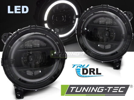 Predné Full LED svetlá Jeep Wrangler JL 18-23 Black Predné Full LED svetlá Jeep Wrangler JL 18-23 Black
