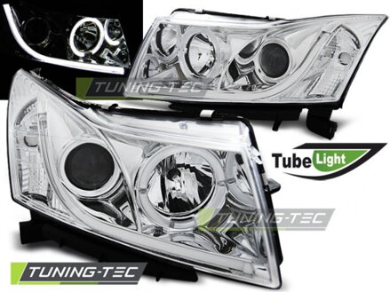 Predné Tubelight svetlá Chevrolet Cruze 09-12 Chrome Predné Tubelight svetlá Chevrolet Cruze 09-12 Chrome