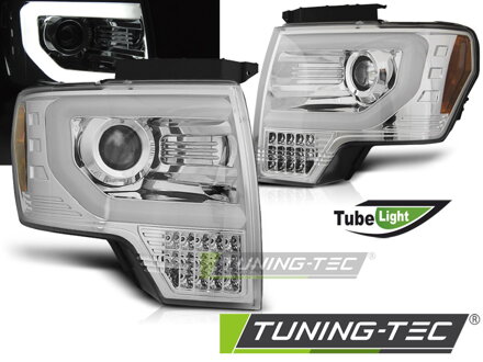 Predné svetlá Ford F150 MK12 Tube Light Chrome Predné svetlá Ford F150 MK12 Tube Light Chrome