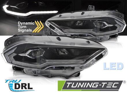 Predné Full LED svetlá Ford Mustang 18-21 Black WL