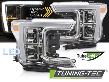 Predné FULL LED svetlá Ford F150 MK13 17-20 Chrome Predné FULL LED svetlá Ford F150 MK13 17-20 Chrome