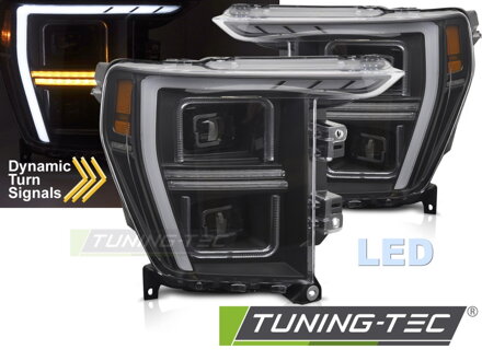 Predné Full LED svetlá Ford F150 MK14 20-23 Black Predné Full LED svetlá Ford F150 MK14 20-23 Black