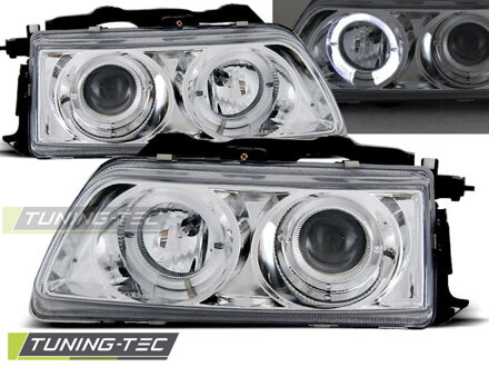 Predné svetlá Honda CRX 90-92 Chrome Angel Eyes Predné svetlá Honda CRX 90-92 Chrome Angel Eyes