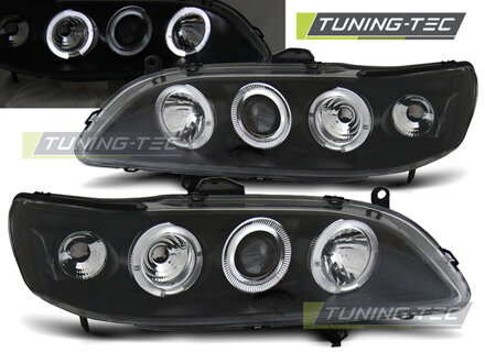 Predné svetlá Honda Accord 98-02 Angel Eyes Black Predné svetlá Honda Accord 98-02 Angel Eyes Black