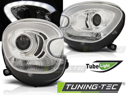 Predné svetlá Mini Cooper R60 R61 Countryman Chrome Tube Predné svetlá Mini Cooper R60 R61 Countryman Chrome Tube