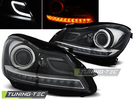 Predné svetlá Mercedes W204/C204 11-14 Black Predné svetlá Mercedes W204/C204 11-14 Black