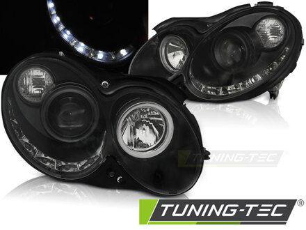 Predné svetlá Mercedes CLK W209 03-10 DE Black Predné svetlá Mercedes CLK W209 03-10 DE Black