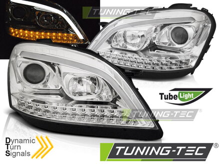 Predné svetlá Mercedes W164 ML 05-07 Tubelight Chrome Predné svetlá Mercedes W164 ML 05-07 Tubelight Chrome