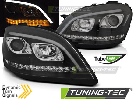 Predné svetlá Mercedes W164 ML 05-07 Tubelight Black Predné svetlá Mercedes W164 ML 05-07 Tubelight Black