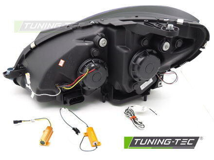 Predné svetlá Mercedes W204 11-14 Chrome Dynamic