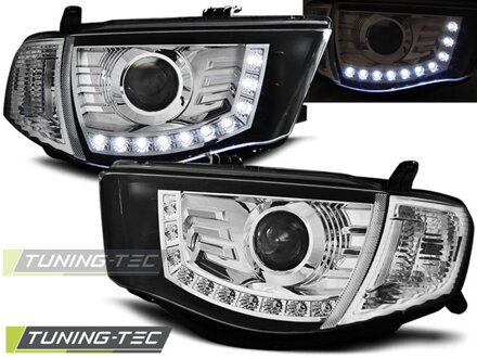 Predné svetlá Mitsubishi L200 06-10 Devil Eyes Chrome Predné svetlá Mitsubishi L200 06-10 Devil Eyes Chrome