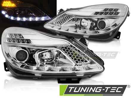Predné svetlá OPEL Corsa D 06-11 Chrome Devil Eyes Predné svetlá OPEL Corsa D 06-11 Chrome Devil Eyes