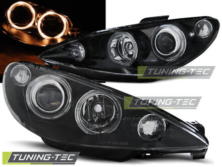 Predné svetlá Peugeot 206 02-08 AE Black Predné svetlá Peugeot 206 02-08 AE Black