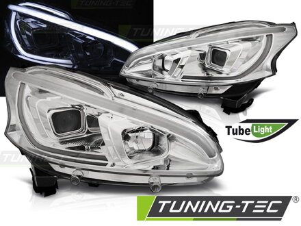 Predné svetlá Peugeot 208 12-15 Tube Light Chrome Predné svetlá Peugeot 208 12-15 Tube Light Chrome