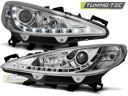 Predné svetlá Peugeot 207 06-12 Chrome Predné svetlá Peugeot 207 06-12 Chrome
