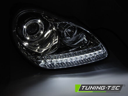 Predné svetlá Porsche Cayenne 2002-2006 Chrome Predné svetlá Porsche Cayenne 2002-2006 Chrome